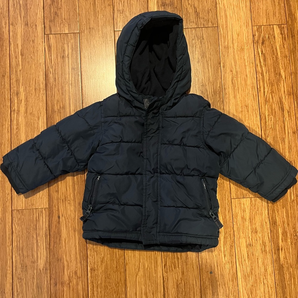 Toddler winter coat old navy with fleece lining